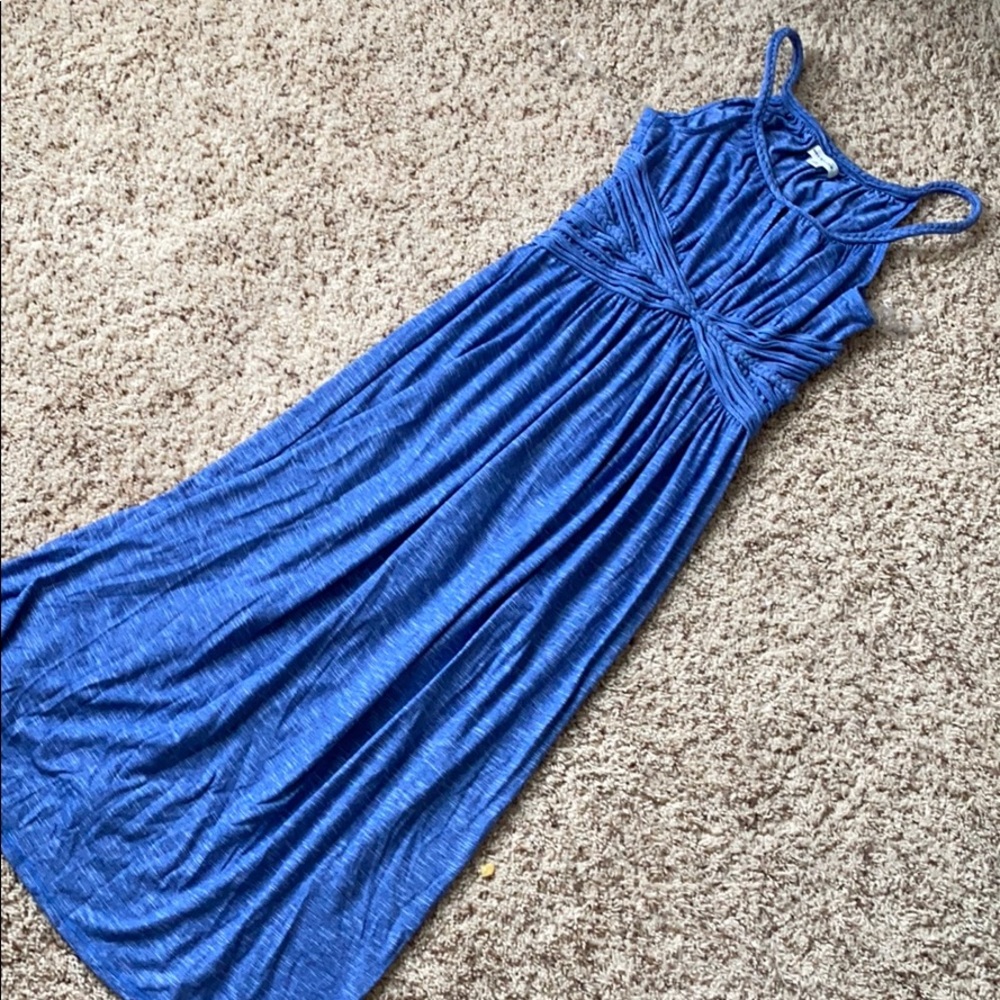 Max studio size small summer blue dress new !